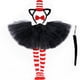 thumbnail image 3 of Falda tutú con sombrero de Dr. Seuss, disfraz para niña, conjunto de ropa para fiesta de carnaval de Halloween, faldas de tul con tutú de gato negro para niña, 3 of 5