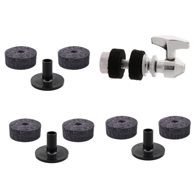 Embrague De Charles + De Platillos + Arandelas De Fieltro Para Accesorios De Piezas De Percusión