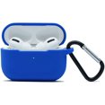 thumbnail image 1 of Étui de Protection Compatible pour AirPods Pro 2019, Protection Durable à 360°, Étui en Silicone Premium avec Mousqueton Anti-Perte pour AirPods Pro (Bleu), 1 of 3