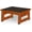 Rustic Brown, variant on One Step Stool for Adults Seniors with Non-Slip Rubber Step Surface, 6.9" Heavy Duty Wood Stepping Stool with450 LB Capacity Bed Steps for High Beds, Bathroom, Bedroom, Kitchen & Kids Bedside Support