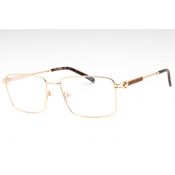 Charriol PC75113 C01 59mm Rectangle Eyeglasses for Men's Shiny Gold Tortoise