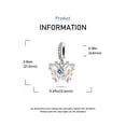 thumbnail image 5 of Butterfly & Flower S925 Dangle Charm for Women Bracelet Necklace Pendant, 5 of 6