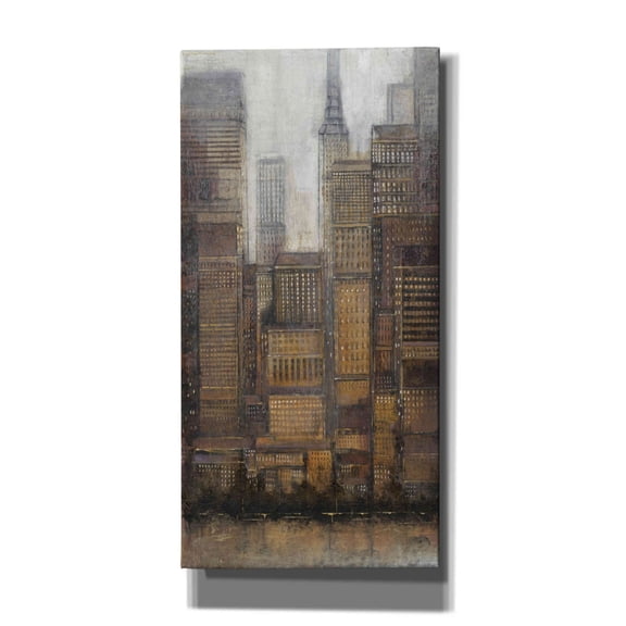 Epic Graffiti 'Uptown City I' by Tim O'Toole, Canvas Wall Art, 12"x24"