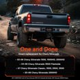 thumbnail image 2 of TRUE MODS Passenger Side OEM Tail Light Assembly Replacement for 2003-2006 Chevy Silverado 1500 2500 3500 HD [Bulb & Harness Included] Rear OE Style Brake Turn Signal Taillight Lamp, 2 of 7