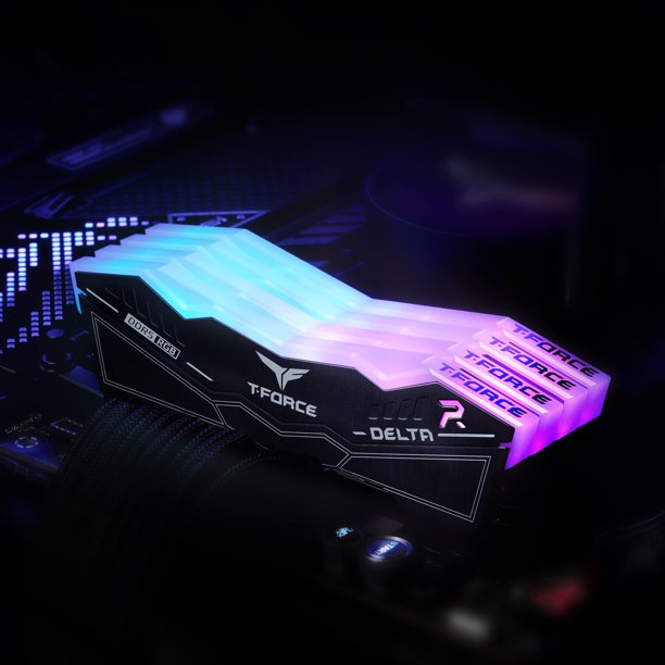 Teamgroup T-Force Delta Rgb Ddr5 Ram 64Gb (2X32Gb) 6000Mhz Pc5