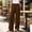 Coffee, variant on IUYRTFE Women Solid Color Elastic Waist Straight Leg Pants with Pockets for Casual Daily Wear