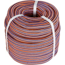HOSTIC 1/2 Inch 150 Feet 12 Strand Braided Rope Polyester Rigging Rope Tensile Strength 8000 Pounds Bull Rope Suitable for Camping Tree Working Swing Blue Orange