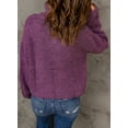 thumbnail image 2 of HOTAPEI Sweaters for Women 1/4 Zip Pullover Sweaters Long Sleeve Knitted Sweater Tops Winter Sweaters, 2 of 6