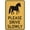 Warning Sign 1, variant on Please No Feeding Or Touching Horses Sign For House 8"x12" Yard Sign, Premium Aluminum Sun-Proof Rust-Free, Horse Feed Touch Ban Marker