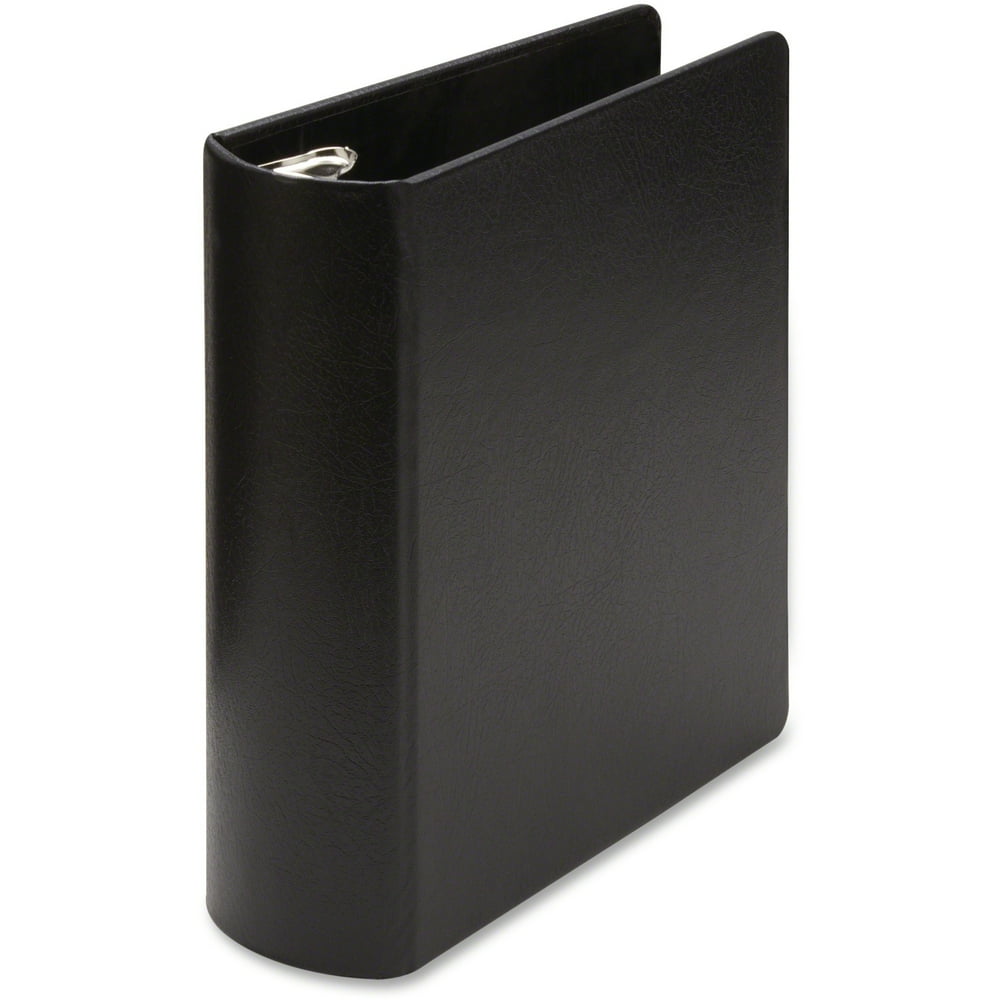 Wilson Jones Casebound 3 Ring Binders 2" Cap 91/2"x6" Black 34542