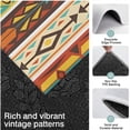 thumbnail image 3 of Ethnic Geometric Striped Pattern Kitchen Rugs Sets Of 3,Kitchen Runner Rugs Non Skid Washable,Decorative Kitchen Floor Mats for Kitchen,Sink,Laundry,17"x30"+ 17"x47" + 17"x59", 3 of 6
