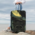 thumbnail image 5 of Salouo MoonNight Sky Crow Pattern Travel Dust-proof Suitcase Cover, Softside Suitcase Protector Luggage Cover Protector for 18-32inch ,Not Included Suitcase, 5 of 8
