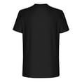 thumbnail image 5 of Mens Shirts Short Sleeve Round-Neck Independence Day Print Casual Shirts Black S, 5 of 5