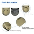thumbnail image 4 of Uxcell 5 Pack Flush Pull Handle, 1.38 Inch Hidden Recessed Furniture Grip Ring Pull, Bronze, 4 of 6