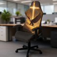 thumbnail image 4 of SCRAWLGOD Eagle Cross Print Gaming Chair Cover Stretch Breathable Furniture Protector Washable Anti Dust Office Chair Slipcover with Armrest Covers, 4 of 9