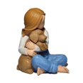 thumbnail image 3 of Estatuilla de resina, estatua de niña y perro, artesanías, escultura de adorno de mesa coleccionable para sala de estar, centros de mesa de oficina, 3 of 8
