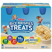 Carnation Breakfast Essentials Kellogg’s Nutritional Drink Rice Krispies Treats, 8 Fl Oz, (Pack of 6)