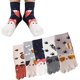 thumbnail image 1 of Calcetines de cinco dedos KAIYANG para niños con estampado de animales de dibujos animados L, 1 of 5