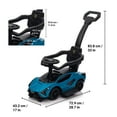 thumbnail image 3 of VOLTZ TOYS Lamborghini SIAN Push Car Pedal Ride On Car with Music and Lights, Licensed, 3 of 6