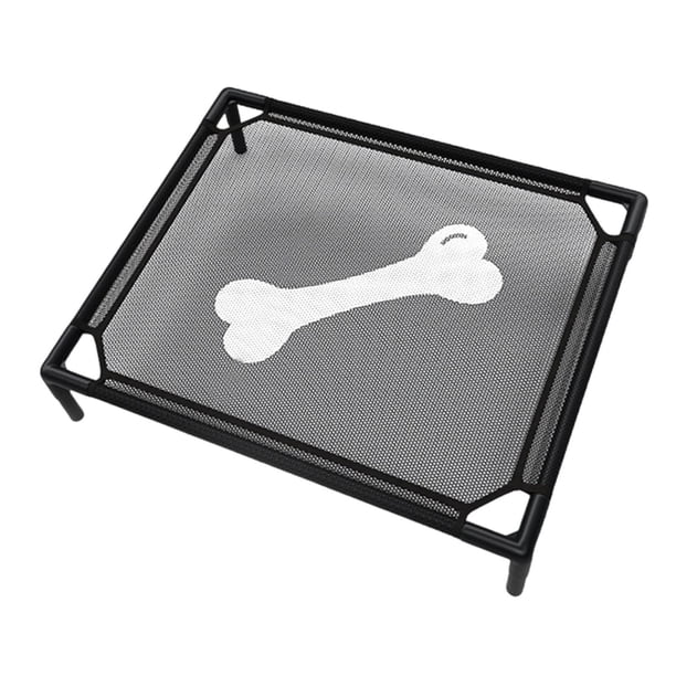 Refriando cama de mascota elevada para perros muebles de cama patrón óseo