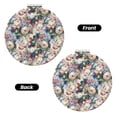 thumbnail image 2 of Bingfone Colorful Flowers Print Compact Vanity Makeup Mirror for Men Women Girls for Pocket Purse Wallet Handbag,Portable Small Handheld Beauty Mirror-Round Shape, 2 of 9
