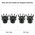 thumbnail image 2 of Front Axle Cap Covers Distinctive Crown Styling CNC Aluminum Alloy for Motorbike ModificationBlack, 2 of 5