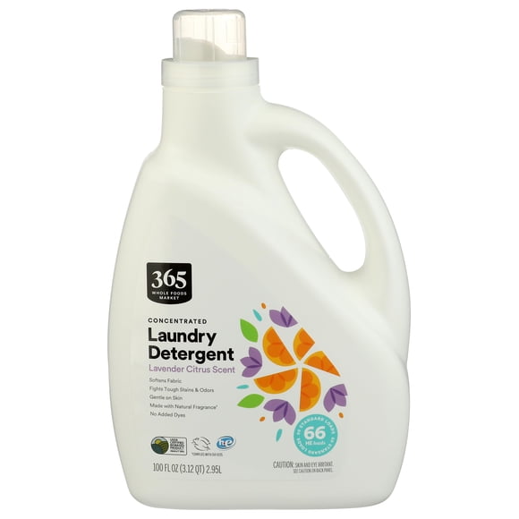 Detergente para ropa 365 de Whole Foods Market, 1000 ml, 66 cargas HE