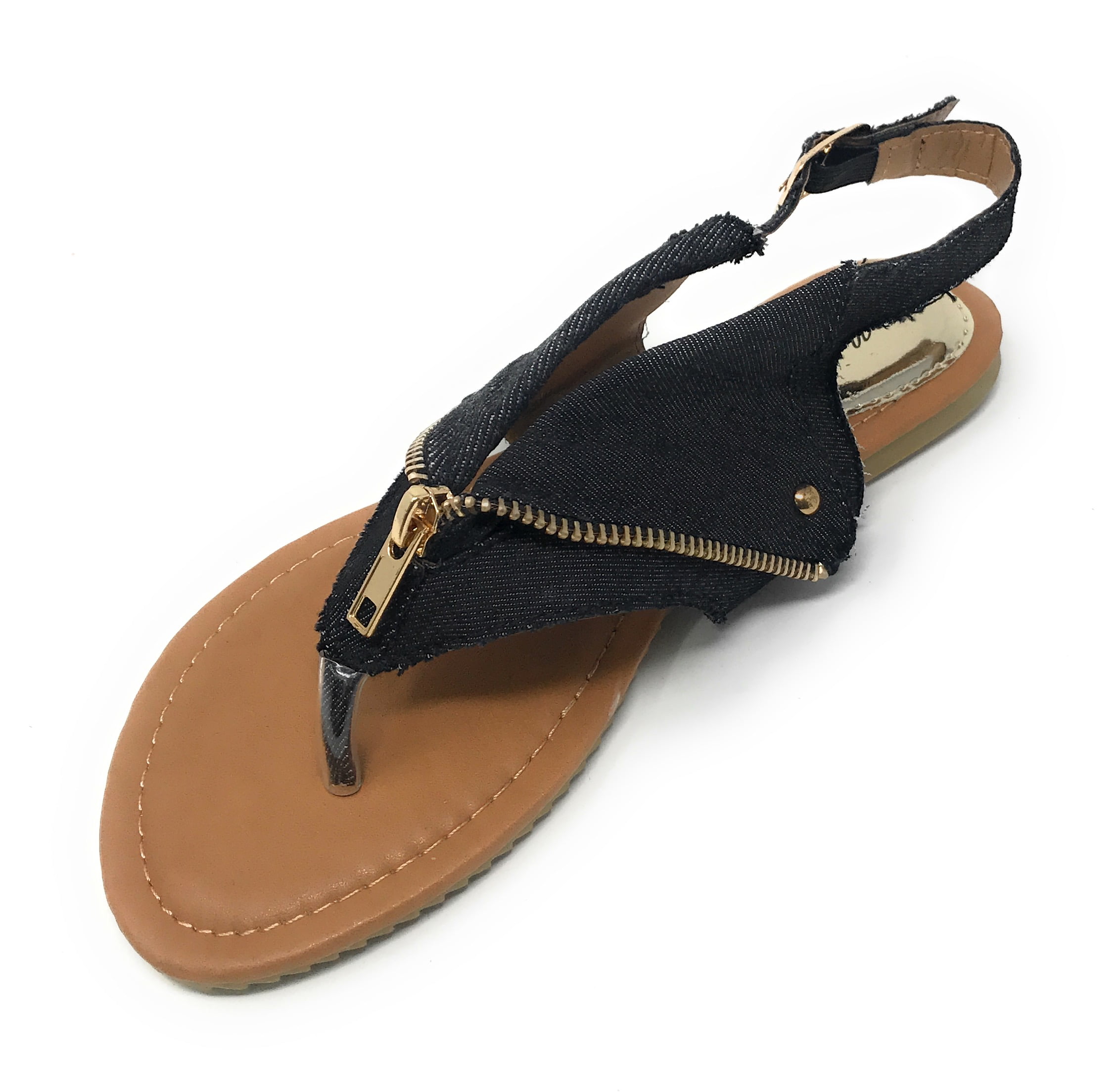 Victoria K. Women's Zipper Thong Sandal