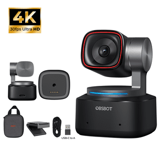 OBSBOT, Webcam, AI-Powered 4K PTZ, Auto Tracking, Preset Modes
