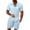 BU1, variant on Mens Outfits Sets Summer Sports Comfortable Short Sleeve Lapel Button Down Shirts Shorts Two Piece Suit for Man Brick Red,L