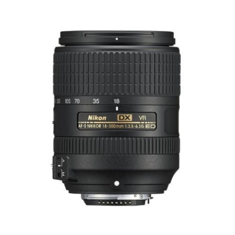 Nikon 18-300mm f/3.5-6.3G VR DX ED AF-S Nikkor-Zoom Lens for Wide