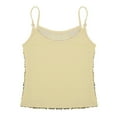 thumbnail image 4 of Alvivi Kids Girls Sparkle Sequin Dance Tops Sleeveless Camisole Cheer Jazz Performance Vest Tank Shirt Gold 10, 4 of 7