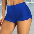 thumbnail image 4 of Women's Solid Color Board Shorts Sporty Swim Shorts Trunks Swimsuit Bottoms, 4 of 6