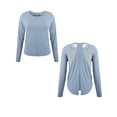 thumbnail image 7 of YouLoveIt Womens Sports Shirt Long Sleeve Yoga Tops Loose Casual Workout Shirts Yoga Tops Loose Shirt Yoga Sports Running Shirt Quick Dry Exercise Gym Blouse, 7 of 7