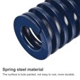 thumbnail image 4 of Unique Bargains Die Spring, 1 Pack 25mm OD 50mm Long Spiral Stamping Light Load Compression Die Springs, Blue, 4 of 5