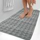 thumbnail image 1 of Apmemiss Clearance Extra Long Non-Slip Bath Mat 39x16 Inch, 200 Suction Cup Shower Floor Mat - PVC Machine Washable Bathroom Mat for Elderly Safety, Anti-Mold Drainage Holes, 1 of 8