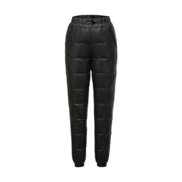 Pantalones de nieve de cintura alta para exteriores, resistentes al viento, acolchados, para adultos, pantalones cálidos de invierno 4XL