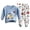 Light Blue, variant on Toddler Little Boys Clothes Set Baby Long Sleeve Sweatshirt and Pants Sets Kids 2pcs Outfits (Blue, 7-8 Years)