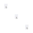thumbnail image 4 of Bewildely Ganchos adhesivos de 10 uds, ganchos de pared transparentes sin costuras, colgadores adhesivos para baño, hogar, cocina Transparente 3piezas, 4 of 6