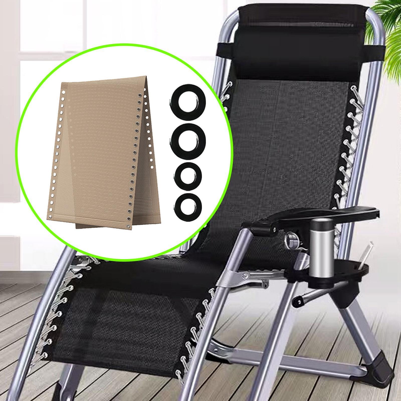 Folding Recliners Mesh Universal Parts Fabric Cover Comfortable Stay Cool Surface for Anti-gravity Patio Loungers
