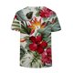 thumbnail image 5 of Pntutb Moda Mujer Verano Cuello En V Manga Corta Estampado Casual Camiseta Blusa Pntutb Pntutb-5170, 5 of 6