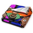 thumbnail image 5 of Martin Lawrence Blanket Flannel Soft Throw Blankets for Bedroom Livingroom Sofa Home 50""X40"", Black, 5 of 6