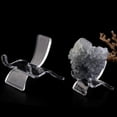 thumbnail image 4 of 10 Pcs Acrylic Triangle Display Holder, Clear Plastic Display Easel Stands for Mineral Agate Coral Small Collectibles Display Stand(10pcs L), 4 of 5