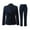 Blue, variant on Youmylove Women's Two Piece Suit Lightweight Temperament Commuting Lady 2 Button Business Work Office Slim Fit Jacket Pants Set
