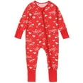 thumbnail image 1 of RXMEKW Barboteuse à Imprimé de Noël pour Bébés 0-24 m Pyjama à Pieds à Manches Longues Rouge 0 m, 1 of 9