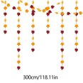 thumbnail image 3 of Qocolhg Fall Decorations For Home, Maple Leaf Pull Ribbon 3 M Thanksgiving Hanging Decoration Party Supplies Hanging Decoration, Thanksgiving Decorations Indoor Outdoor, 3 of 6
