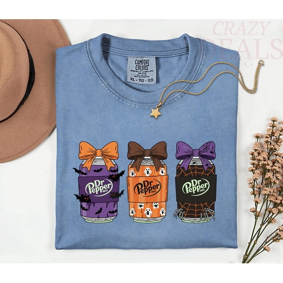 Halloween Dr Pepper Shirt, Coquette Pepper Halloween Shirt, Horror Drink Shirt, Retro Halloween Shirt, Cute Dr Pepper Shirt