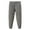 Gray, variant on Lenpel Girls Boys' Winter Clothes Cotton Solid Color Quilted Thermal Underwear Bottoms Thick Warm Base Layer Pants