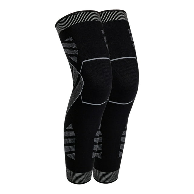 Ruiboury Leg Protectors Lightweight And Breathable Knee Support Brace For Active Individuals Made With Nylon black M 3Set