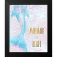 thumbnail image 2 of Kimberly, Allen 12x14 Black Modern Framed Museum Art Print Titled - Mermaid at Heart, 2 of 5